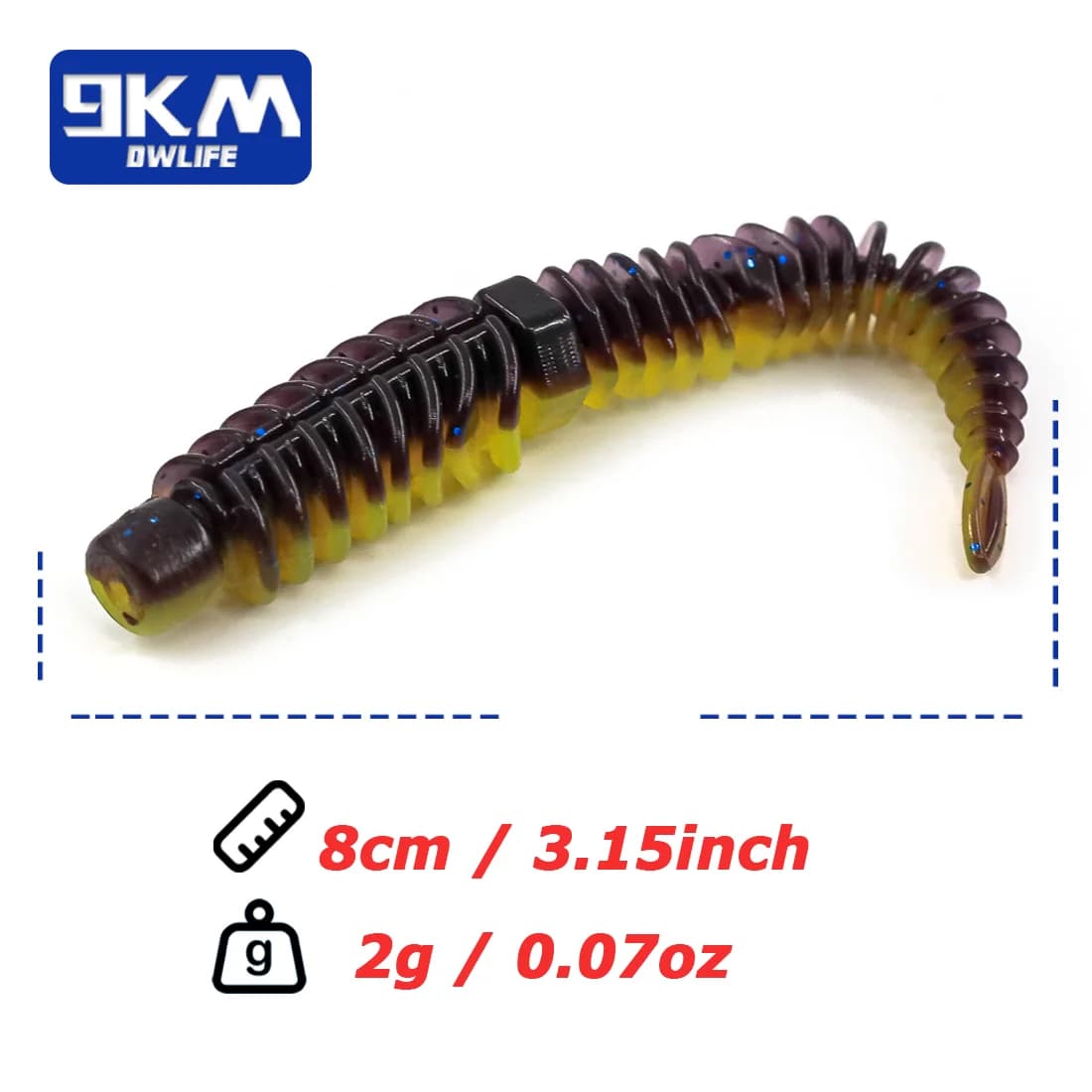 Weiche Kunststoff-Swimbait-Köder für Forellen und Barsche zum Jiggen