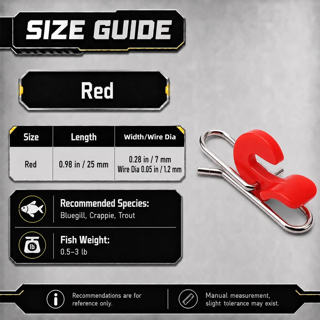 Surfcasting-Bait-Release-Clips für weite Würfe